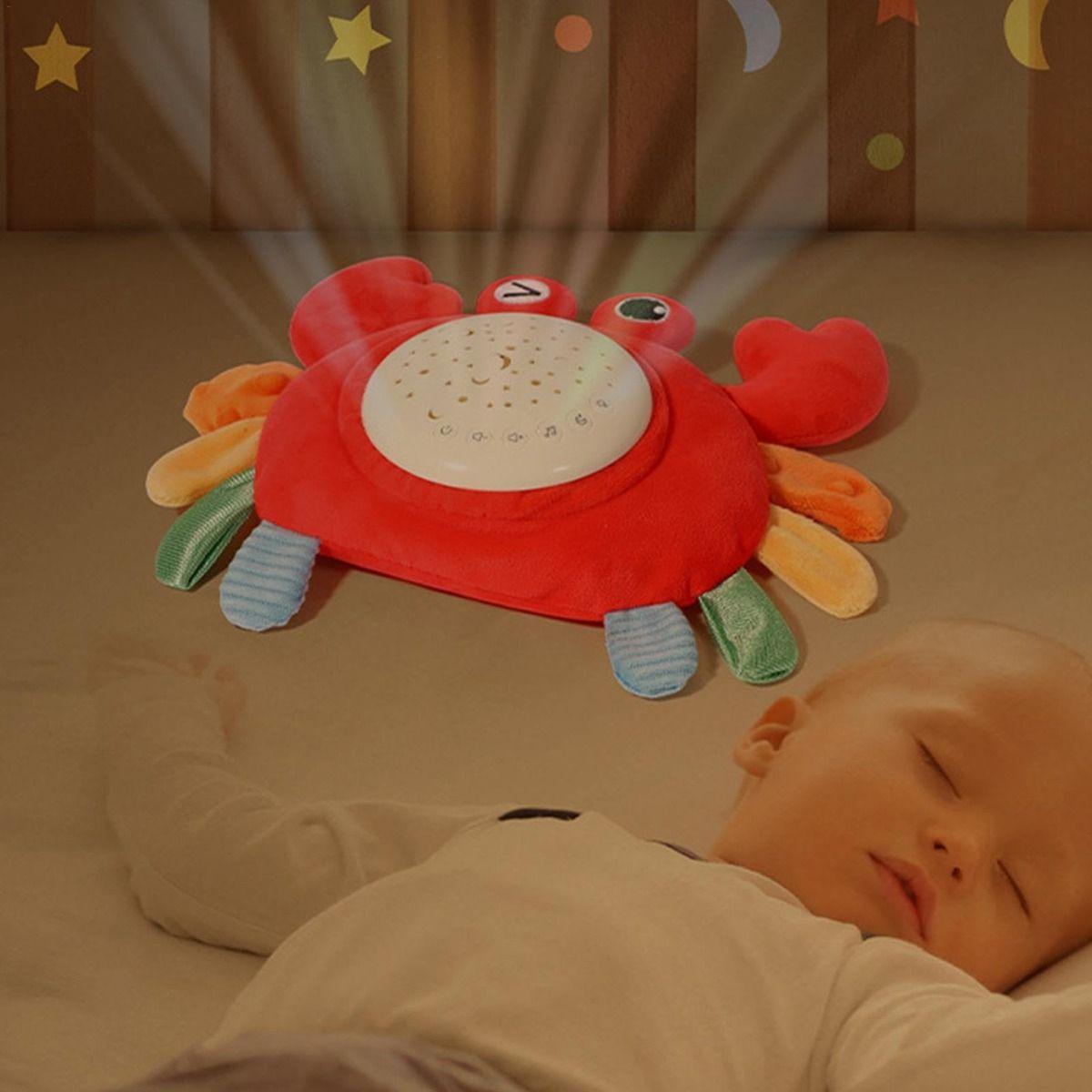 Cangrejo Proyector Musical Sensorial Interactivo Bebé Lau-1