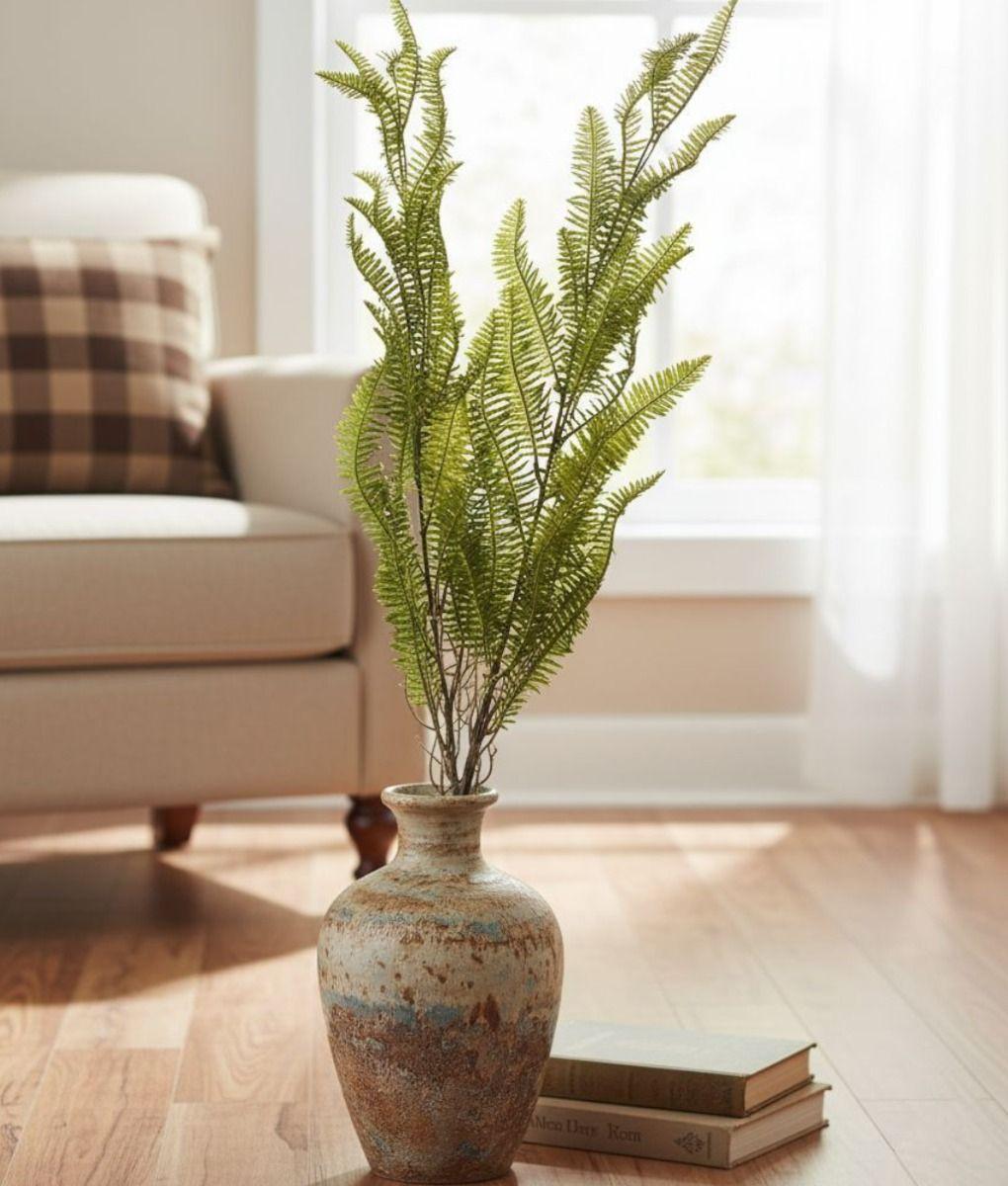 Planta Artificial Helecho Ramificado Bosque Adorno Jhn-8