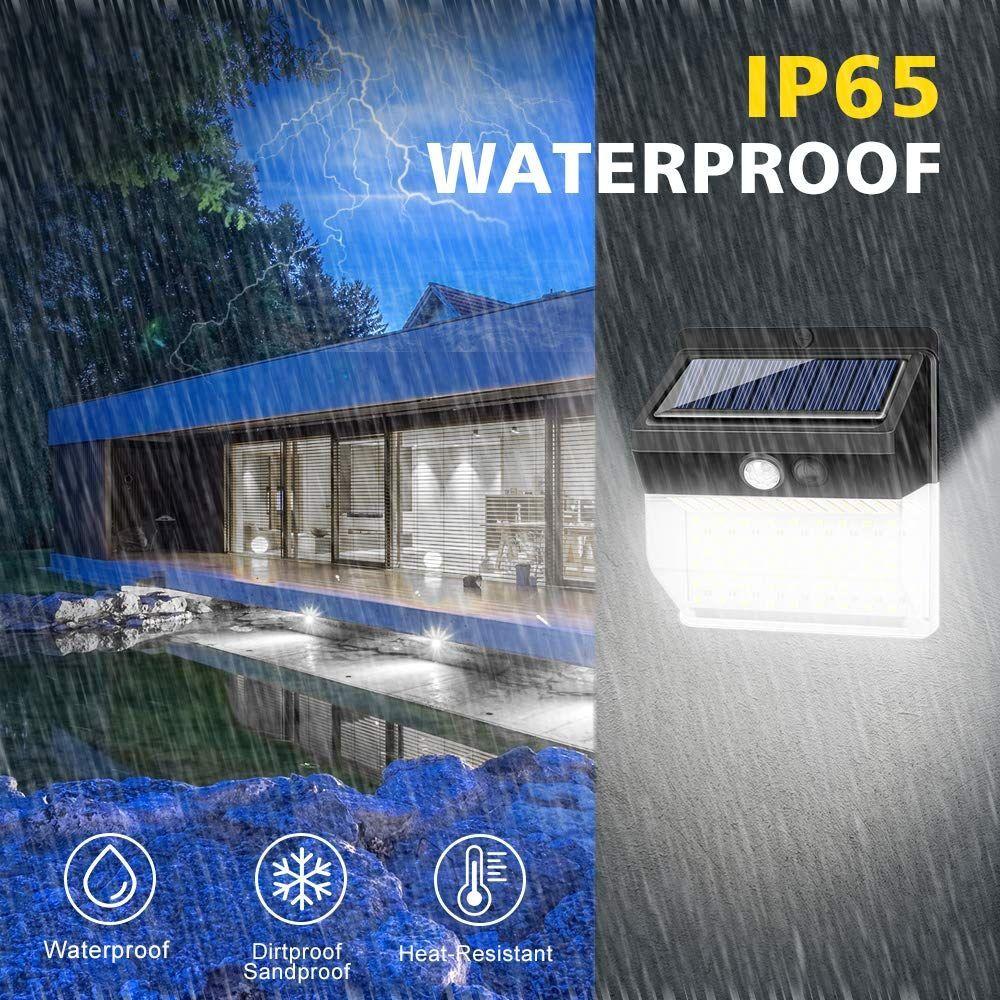Lampara Solar Exterior Iluminación Led Inalámbrica Rondon-4