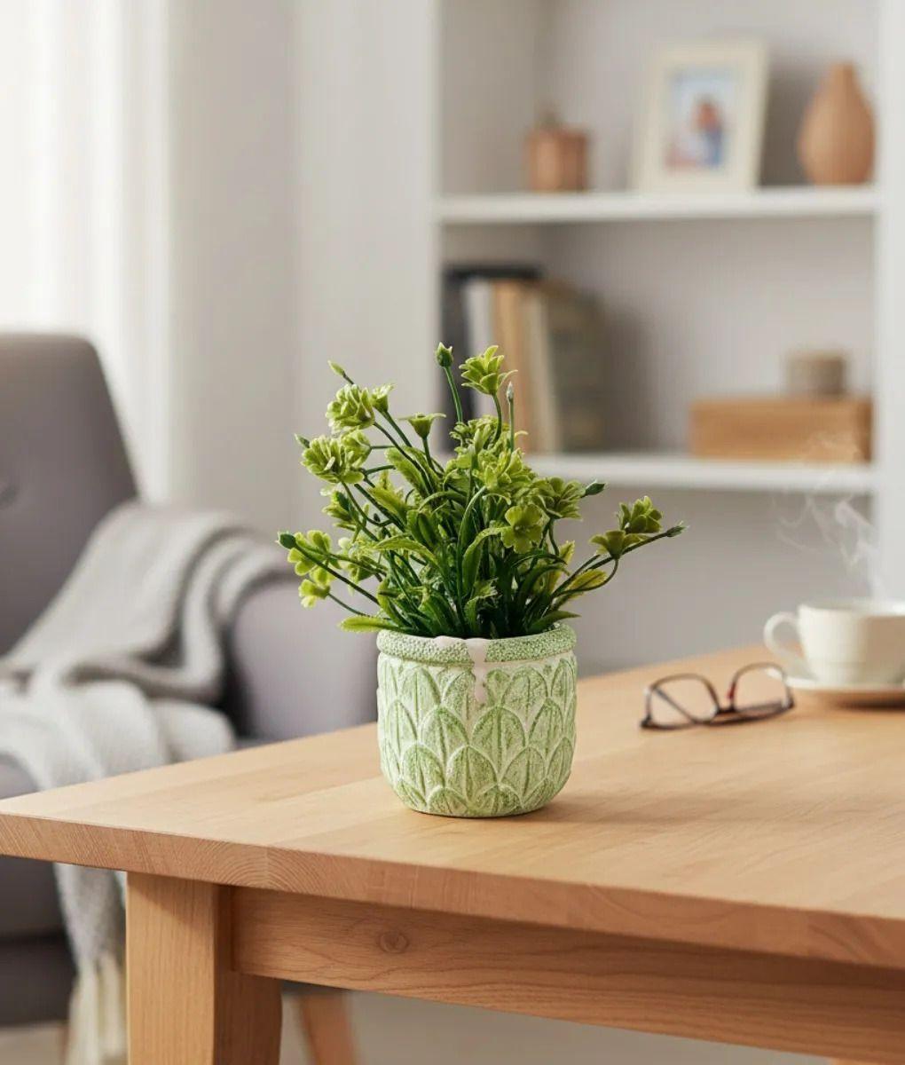 Set 2 Planta Decorativa Artificial Adorno Botánico Jhn-8