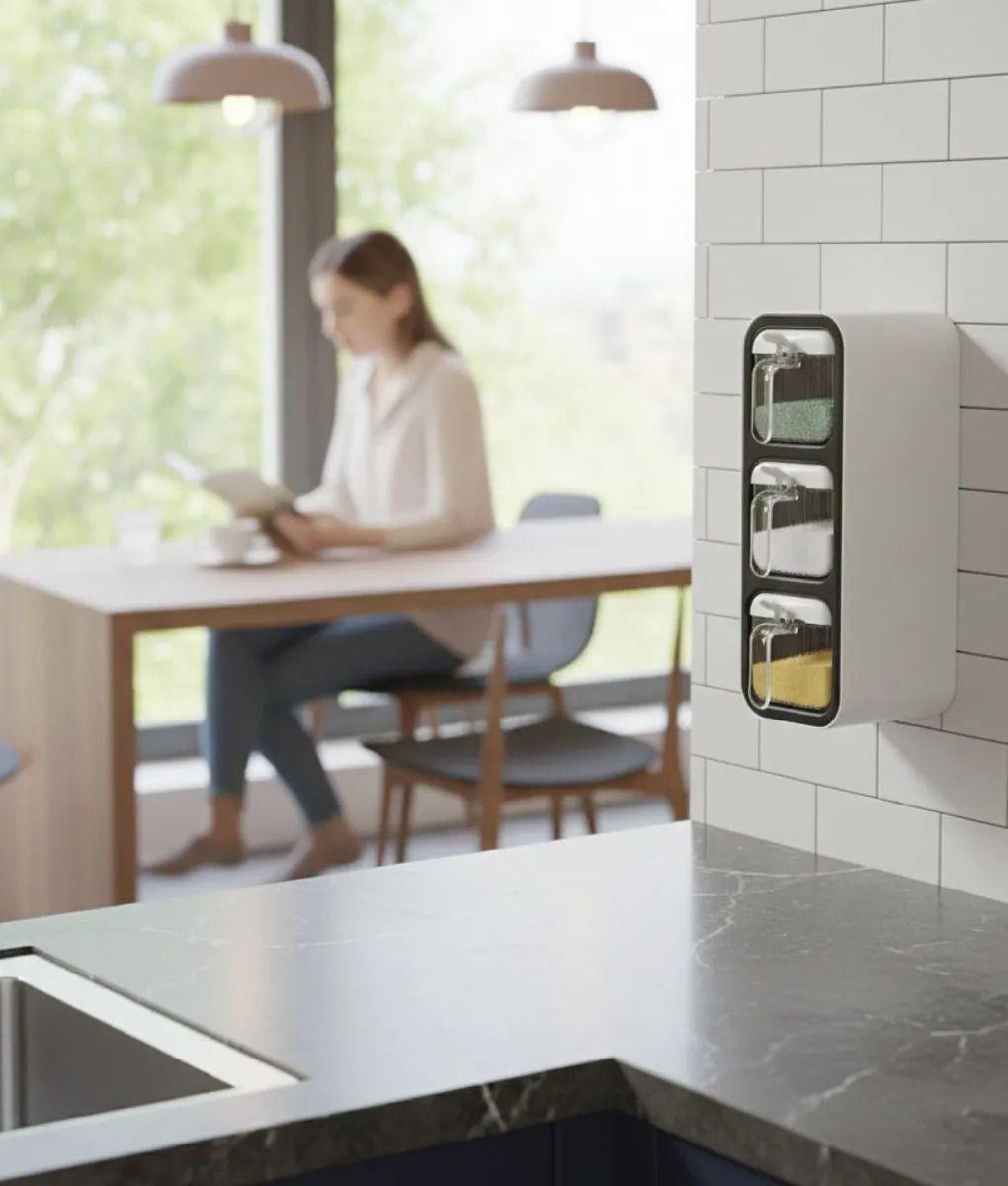 Especiero Organizador Modular Dispensador Apilable Jhn-3