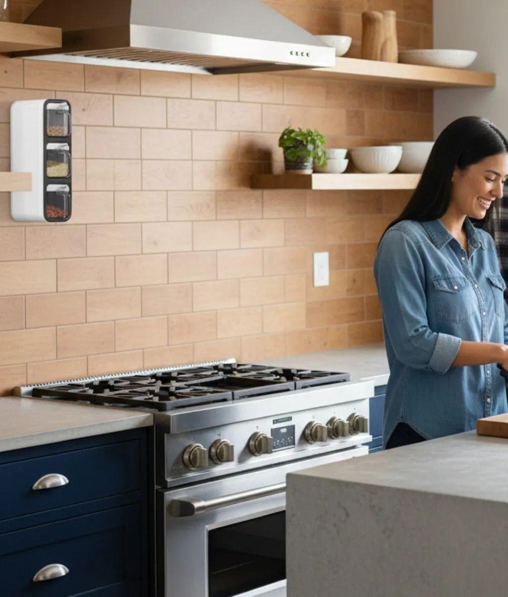 Especiero Organizador Modular Dispensador Apilable Jhn-6