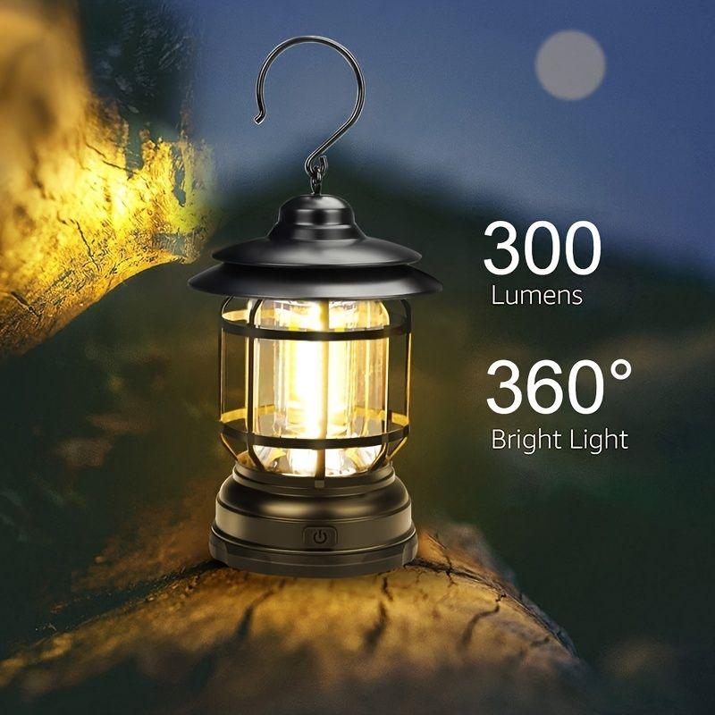 Lámpara LED Queroseno Acampar AA USB Camping Exterior Rondon-4