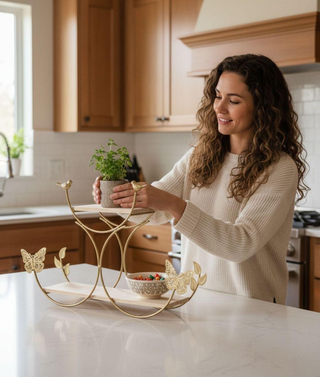 Porta Macetas Multifuncional Soporte Decorativo Adorno Jhn-3