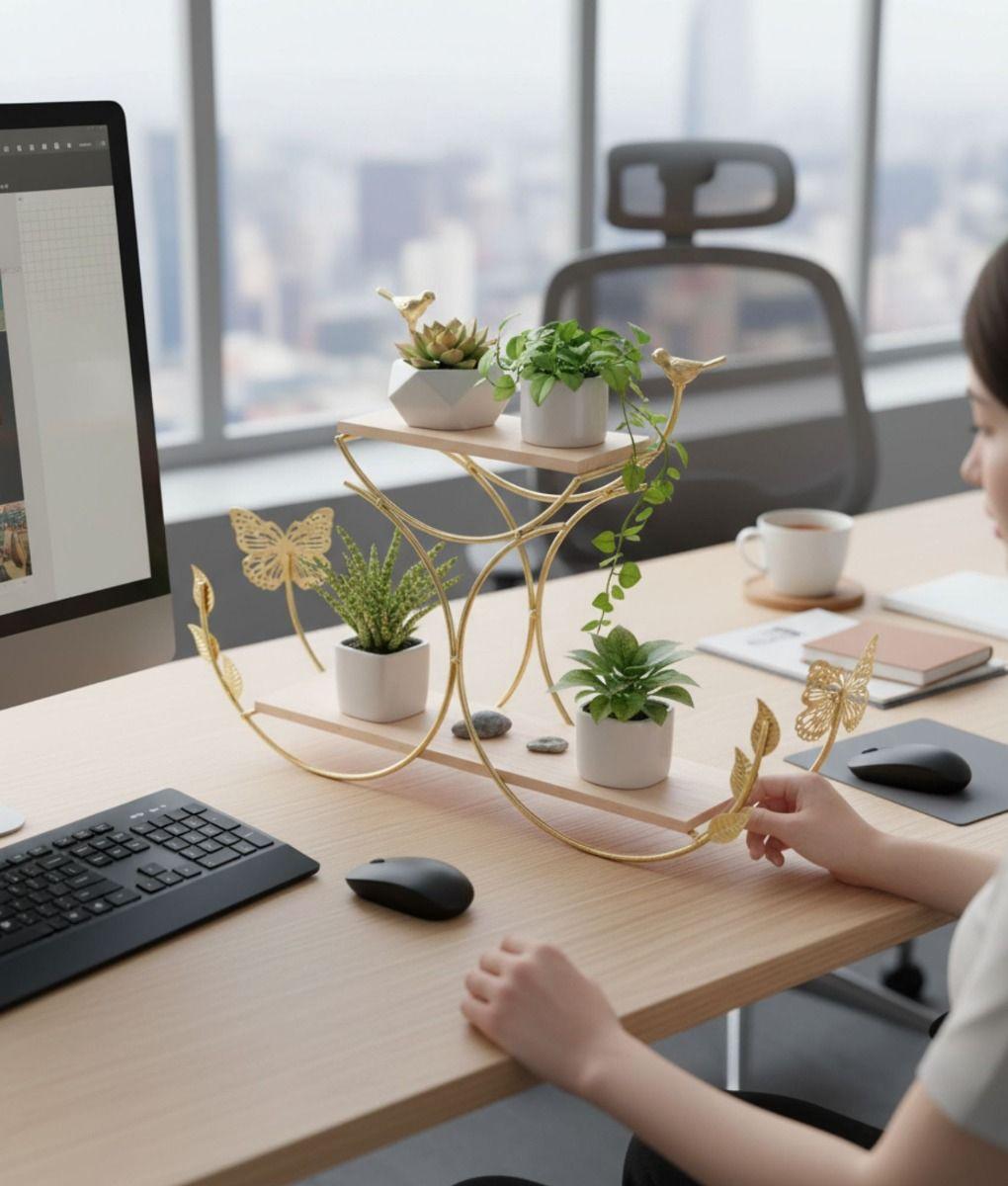 Porta Macetas Multifuncional Soporte Decorativo Adorno Jhn-4