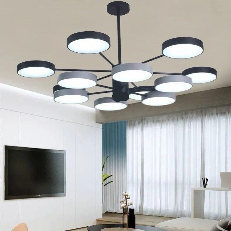 Candelabros Techo Moderno Sala Comedor Hogar Rondon-5