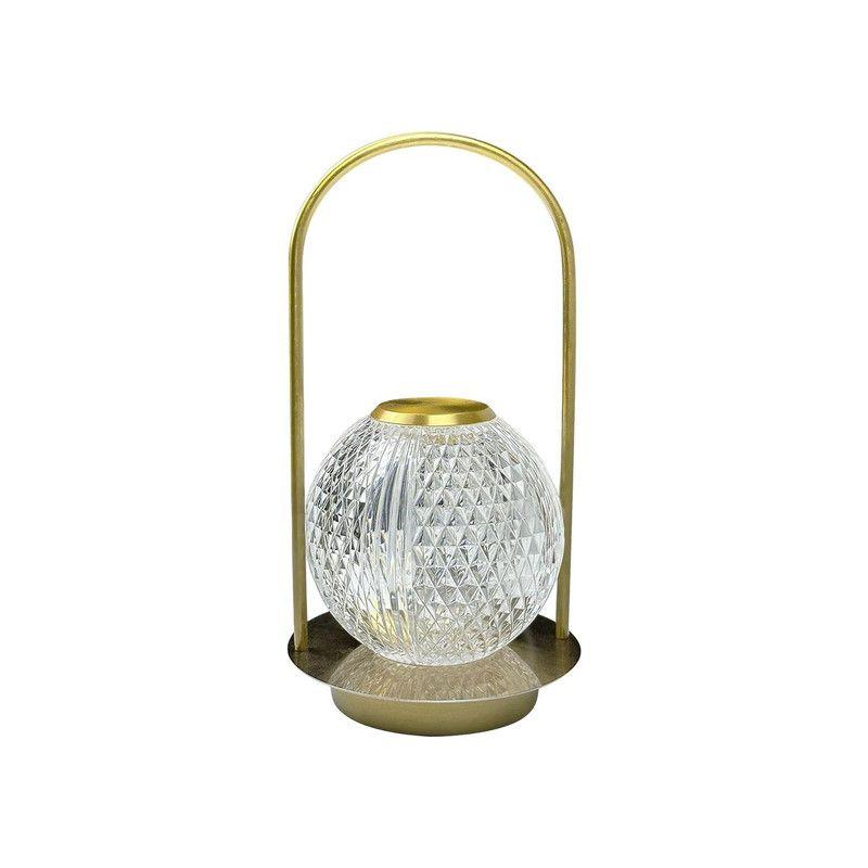 Lampara Cristal Recargable Sala Dormitorio Moderna Deco Lau-6