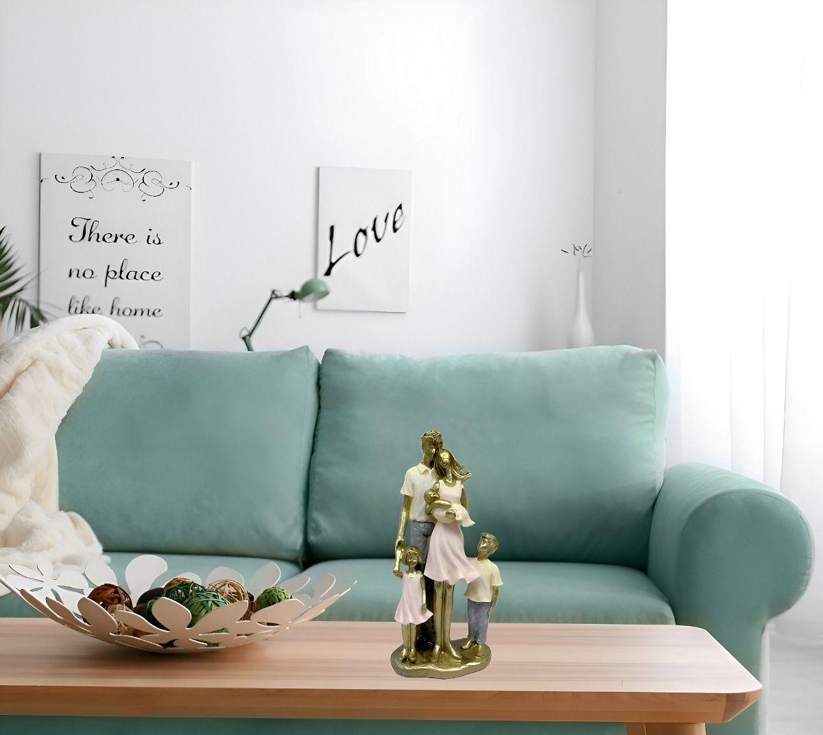 Estatua Familia Pie Escultura Amor Decoración Recuerdo Jhn-4