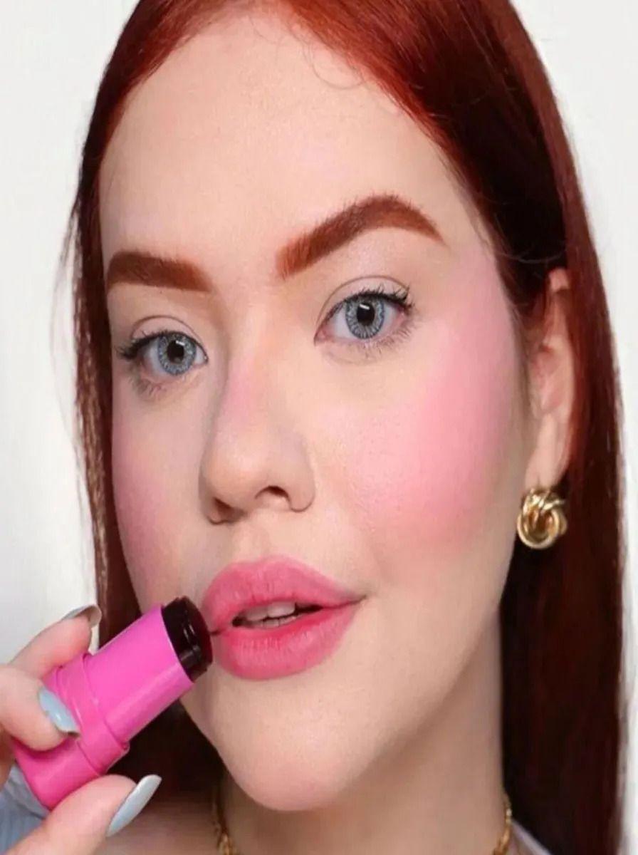 Pack 2 Labiales Tinta Barra Maquillaje Labios Rubor Lau -9