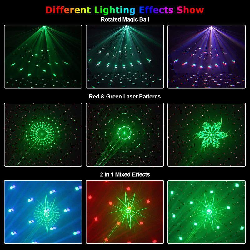 Luces Discoteca Iluminacion Led Fiestas Rgb Dj Girar Rondon-4