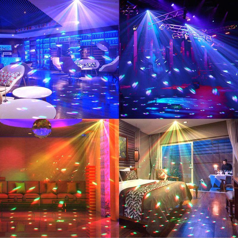 Luces Discoteca Iluminacion Led Fiestas Rgb Dj Girar Rondon-5