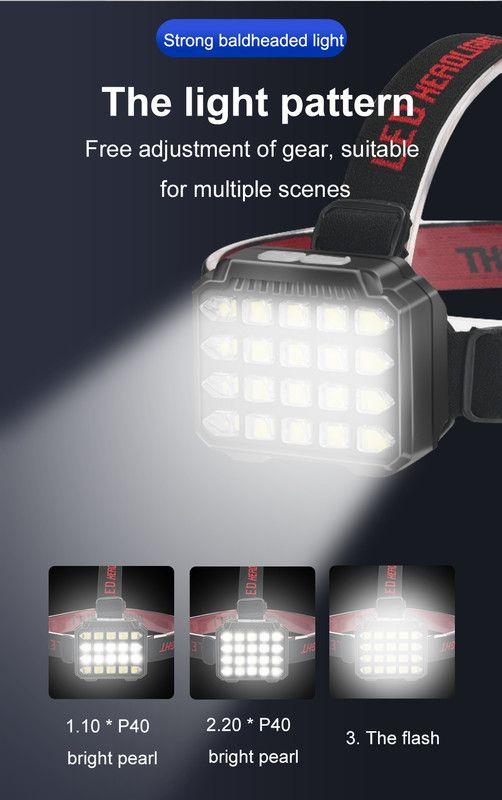 Faro LED Recargable USB Resistente Super Brillante Rondon-5