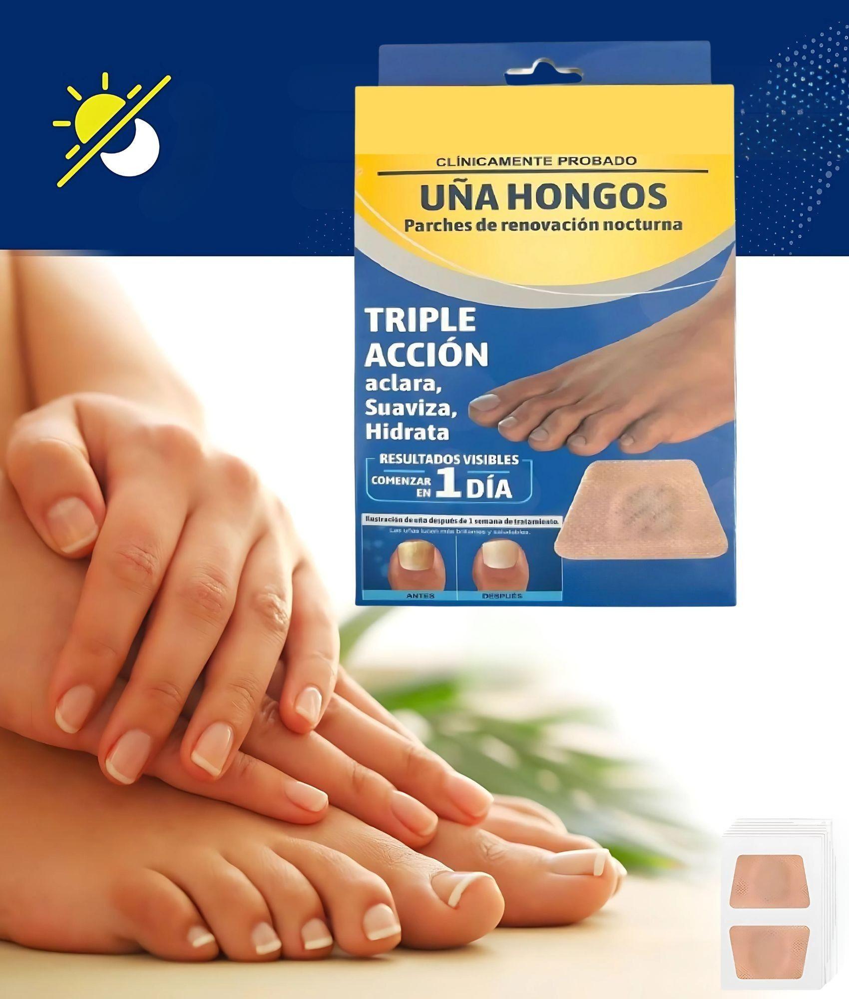 Parche Renovación Nocturna Hongos Uñas Pack Jhn-4