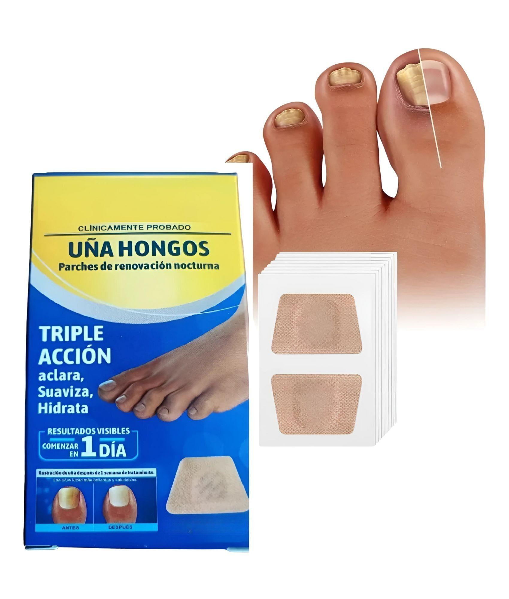 Parche Renovación Nocturna Hongos Uñas Pack Jhn-7