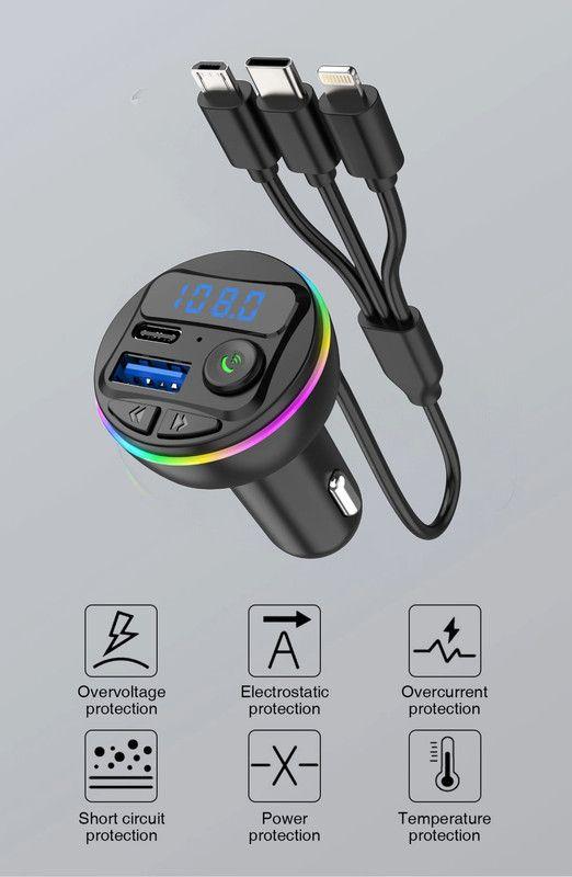 Transmisor Manos Libre G46 Carro USB Audio Microfono Lau-8