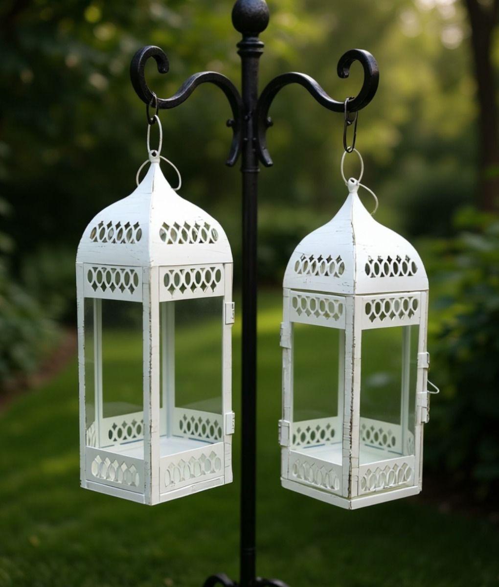 Set 2 Portavela Decorativo Colgante Farol Hogar Jhn-9