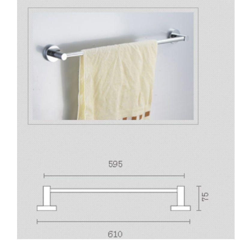 Toallero Baño Barra toallero Soporte Pared Soporte Rondon-6
