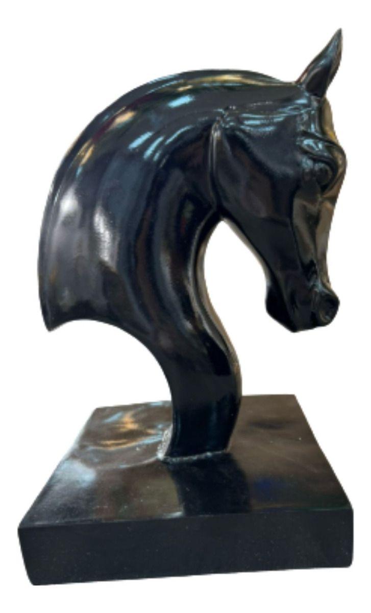Figura Decorativa Estatua Cabeza Caballo Adorno Jhn-1
