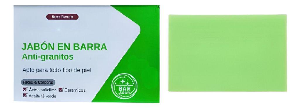 Set 4 Jabón Anti Acné Granos Espinillas Cara Cuerpo Jhn-1