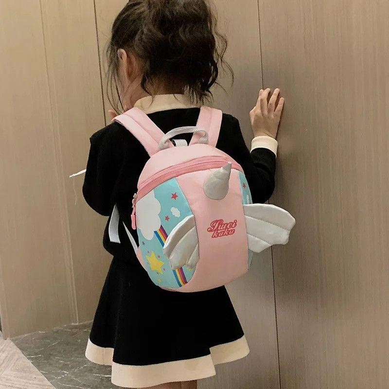 Mochila Escolar Jardín Infantes Niñas Unicornio Almacen Jer-3