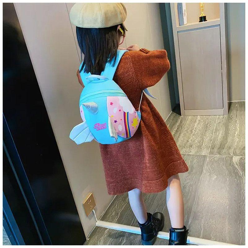 Mochila Escolar Jardín Infantes Niñas Unicornio Almacen Jer-7