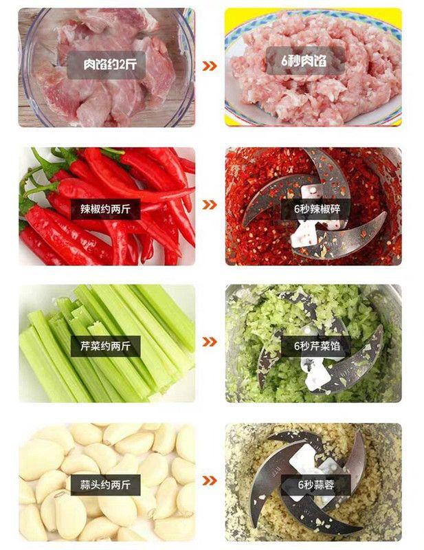 Procesador Alimentos Multiusos Carne Eléctrica Cocina Rondon-6