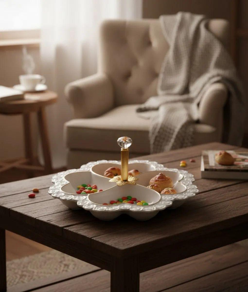 Bandeja Decorativa Servir Adorno Diseño Corazones Jhn-8