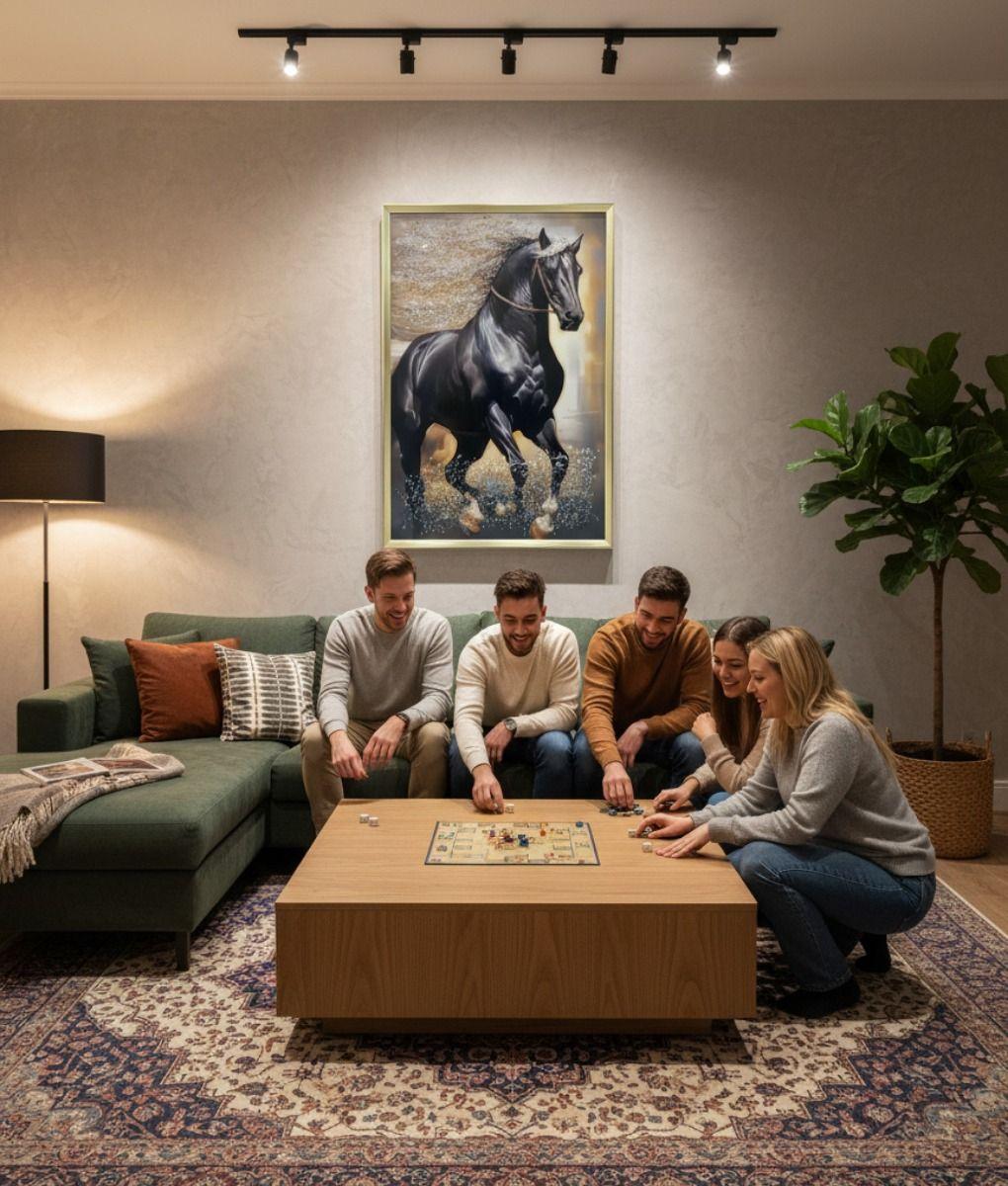 Cuadro Decorativo Elegancia Equina Adorno Pieza Pared Jhn-3