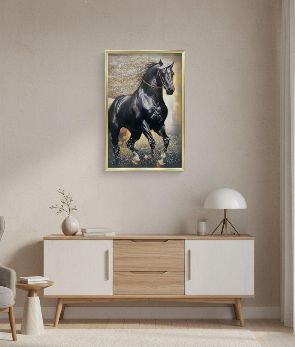 Cuadro Decorativo Elegancia Equina Adorno Pieza Pared Jhn-9