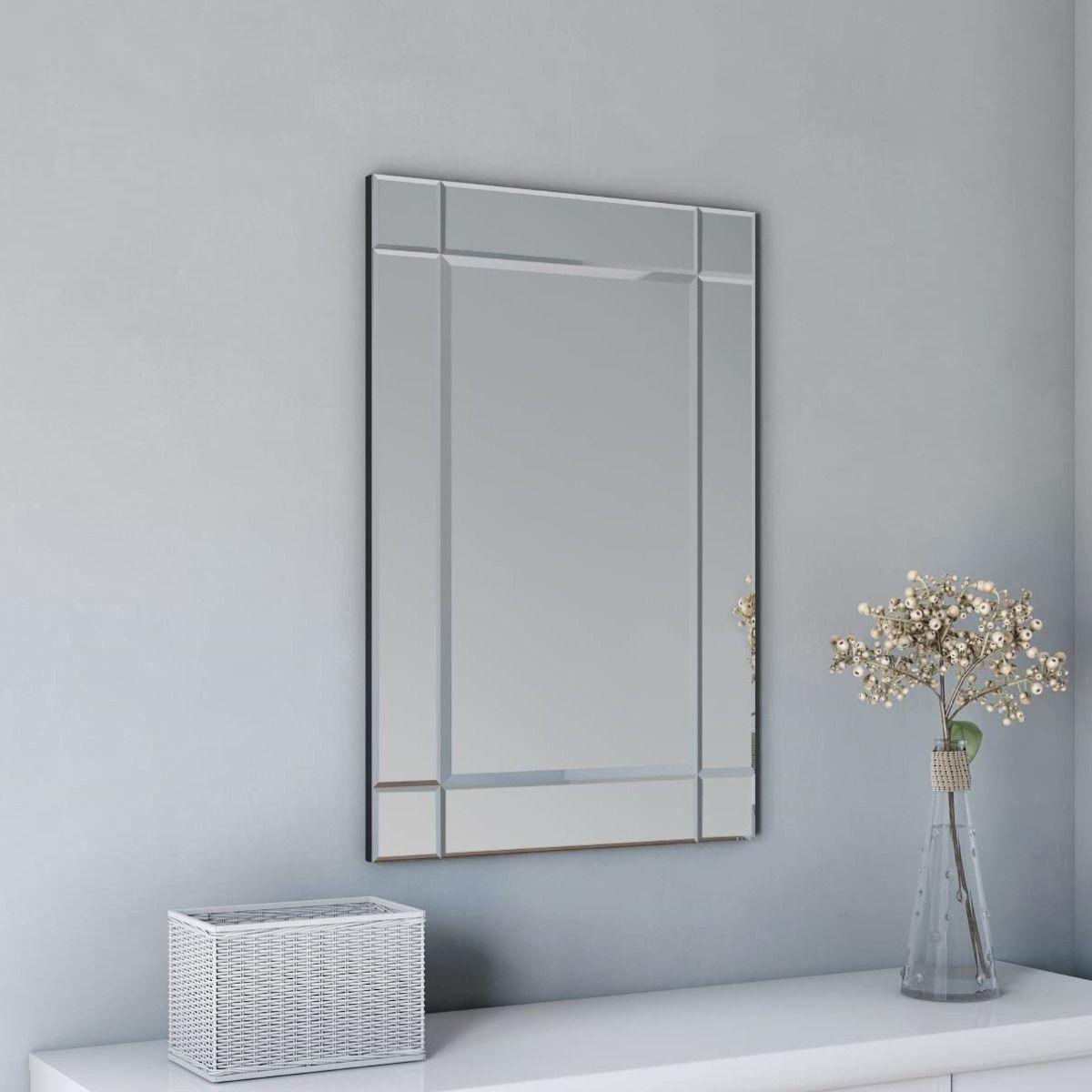 Espejo Decorativo Pared Marco Cortado 60x90 cm Jhn-4