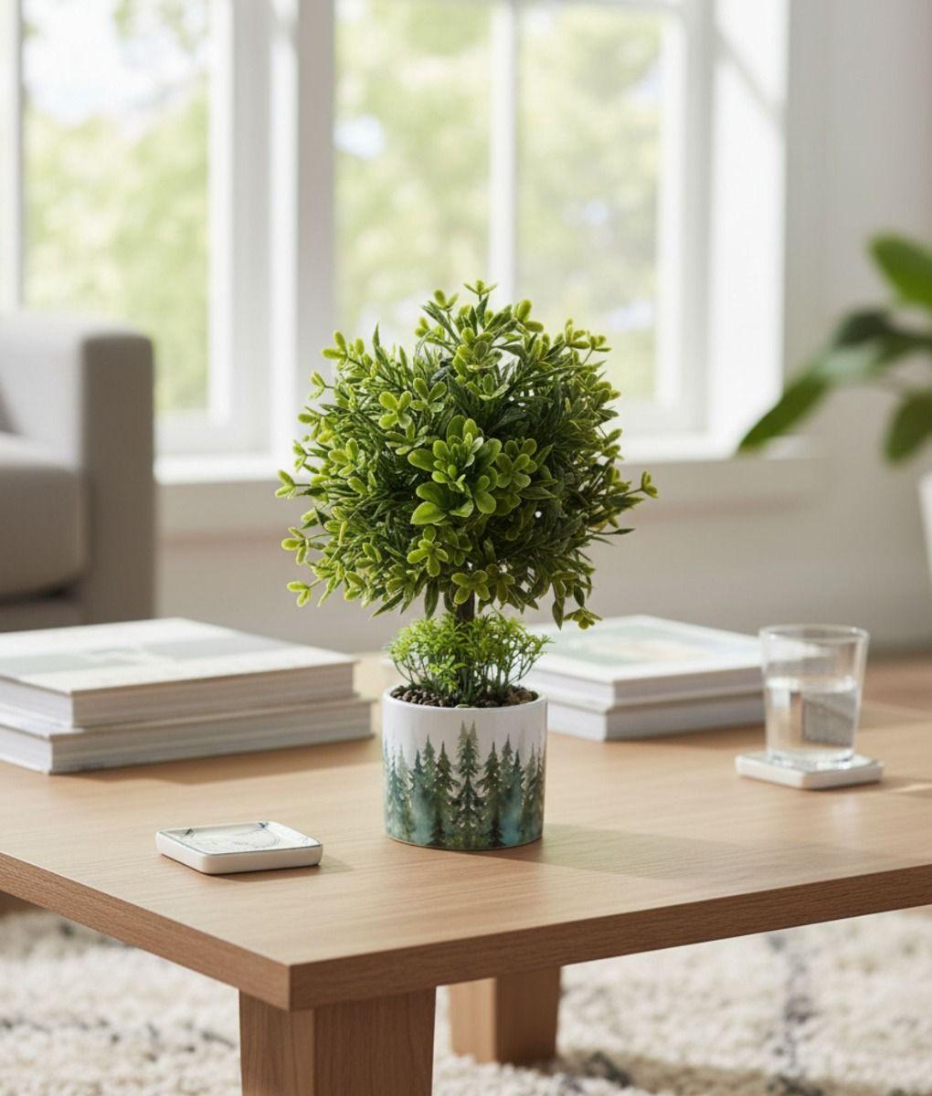 Planta Artificial Decorativa Adorno Moderno Arbusto Jhn-6