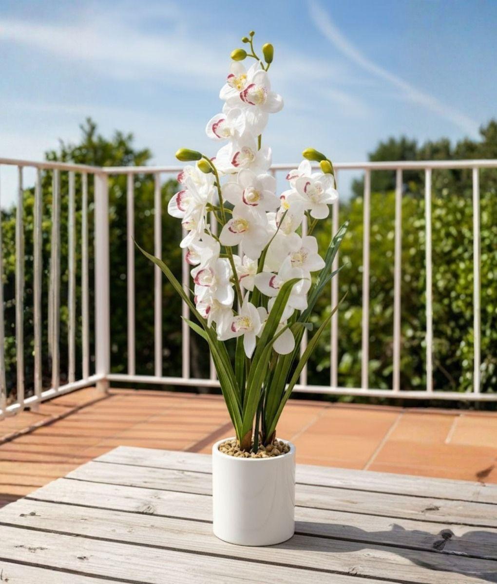 Planta Artificial Decorativa Orquídea Elegante Adorno Jhn-6