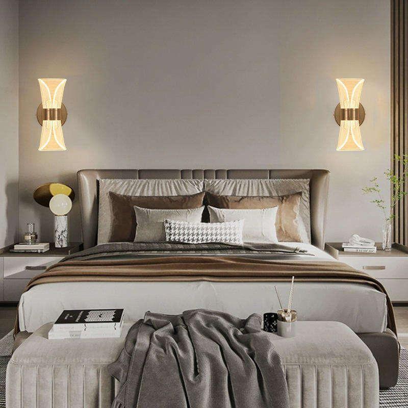 Aplique Pared Luz LED Interiores Exteriores Moderna Lau-5