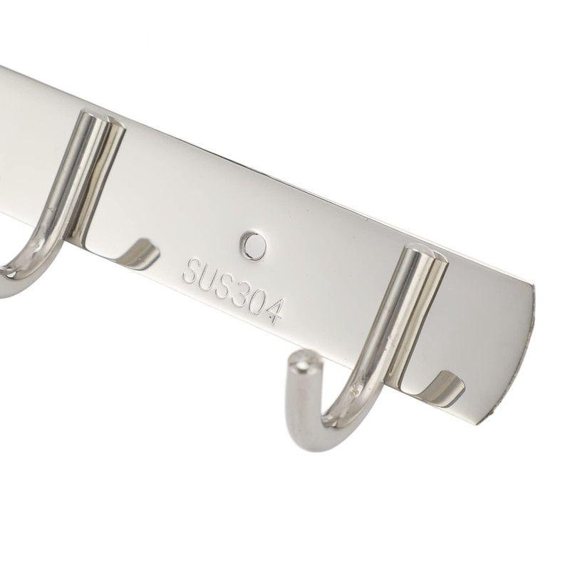 Colgador Pared Percha 5 Ganchos Abrigo Ahorro Espacio Rondon-5
