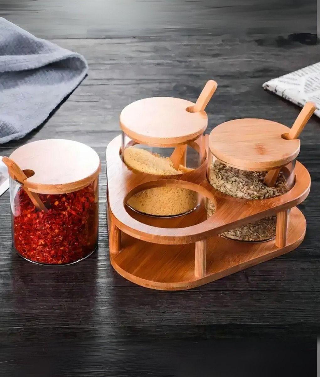 Juego Frasco Contenedor Organizador Soporte Cocina Jhn-8