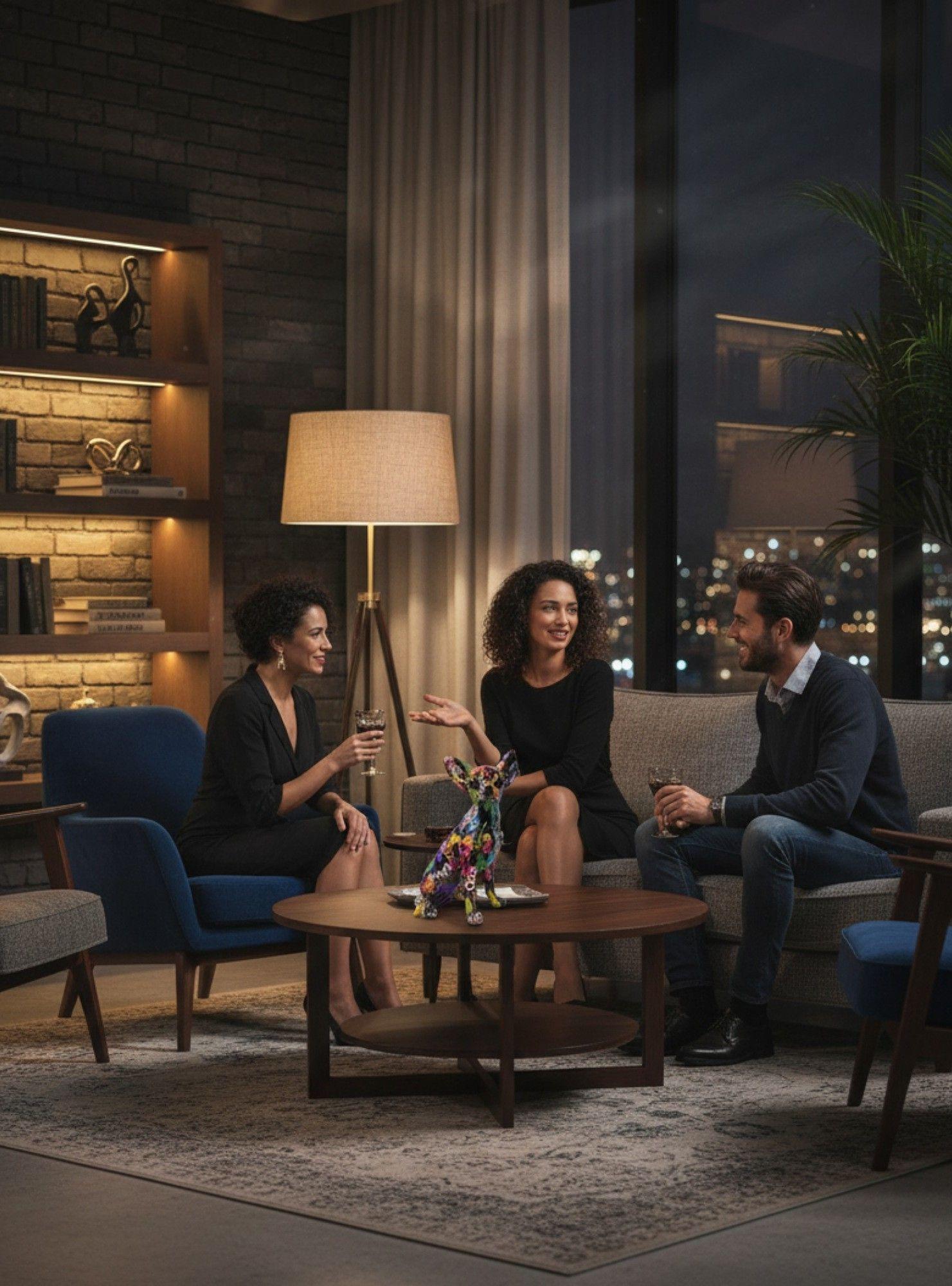 Estatua Decorativa Escultura Canina Perro Estilo Urbano Jhn-5