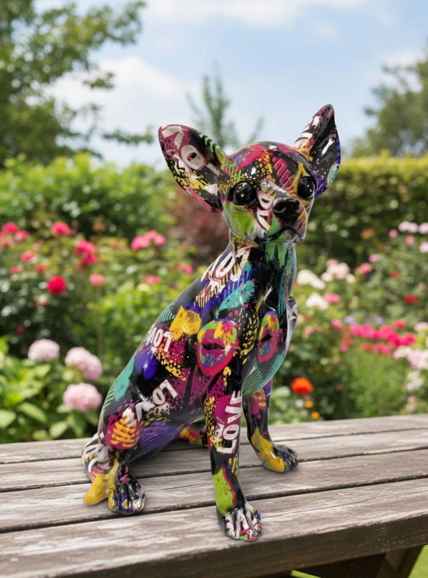 Estatua Decorativa Escultura Canina Perro Estilo Urbano Jhn-6