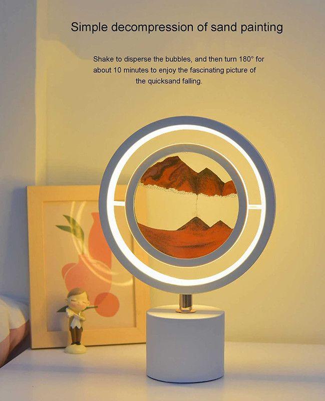 Lámpara Mesa Arte Móvil Colores Reloj Hogar Oficina Rondon-5