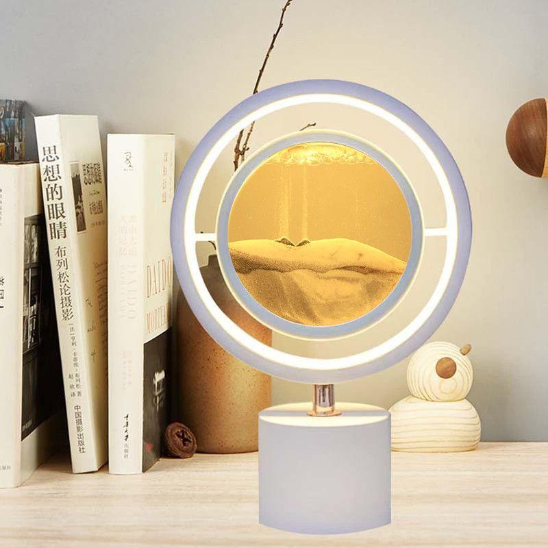 Lámpara Mesa Arte Móvil Colores Reloj Hogar Oficina Rondon-6