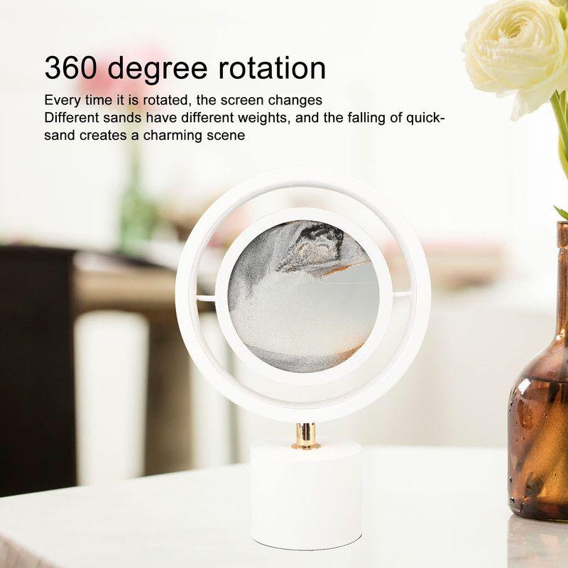 Lámpara Mesa Arte Móvil Colores Reloj Hogar Oficina Rondon-8