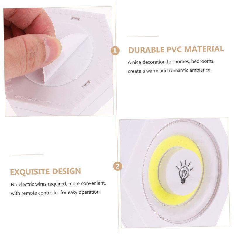 Set Luces Pared Led Nocturo Remoto Multifuncion Rondon-8