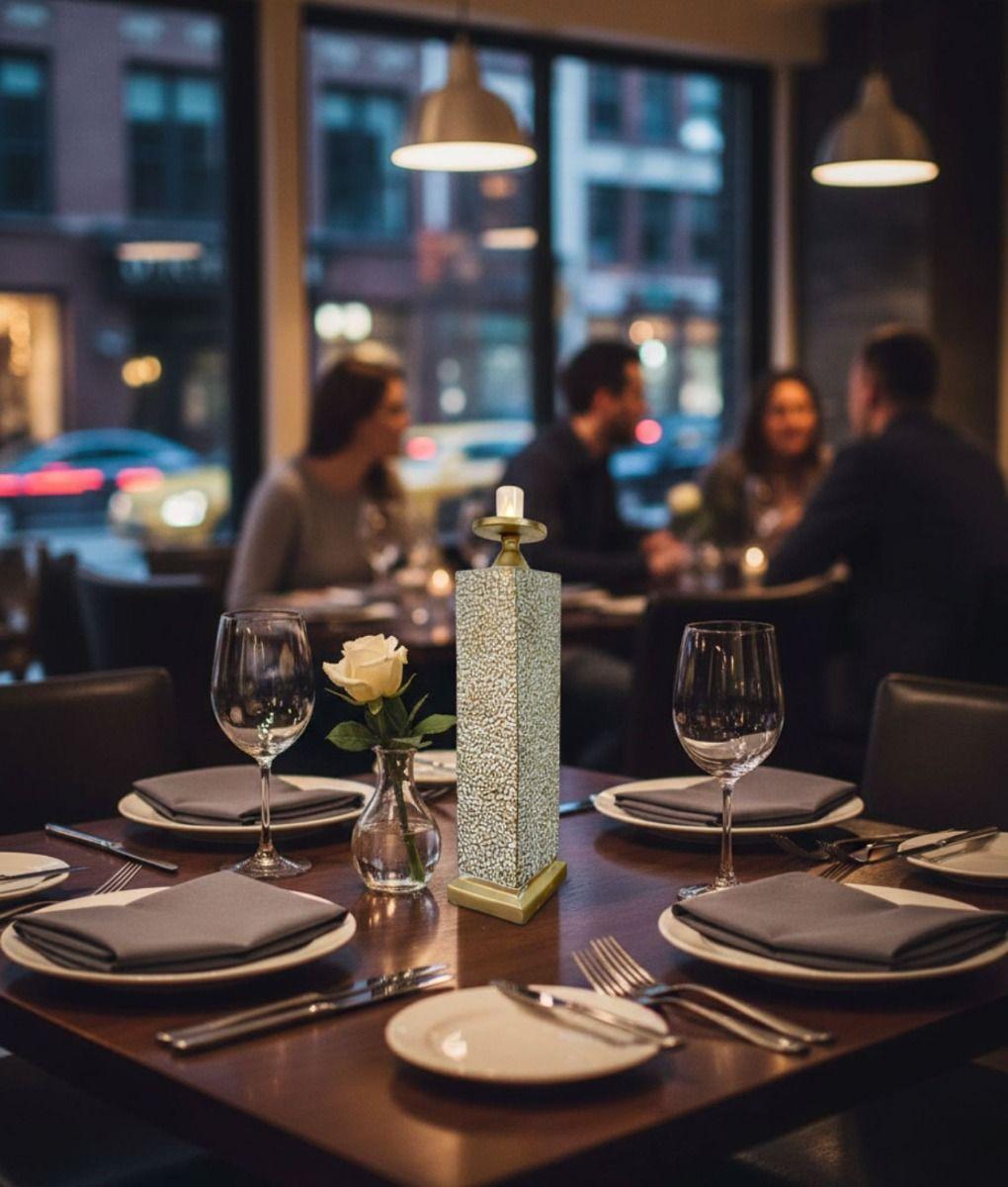 Portavelas Elegante Decorativo Diseño Texturizado Adorno Jhn-5