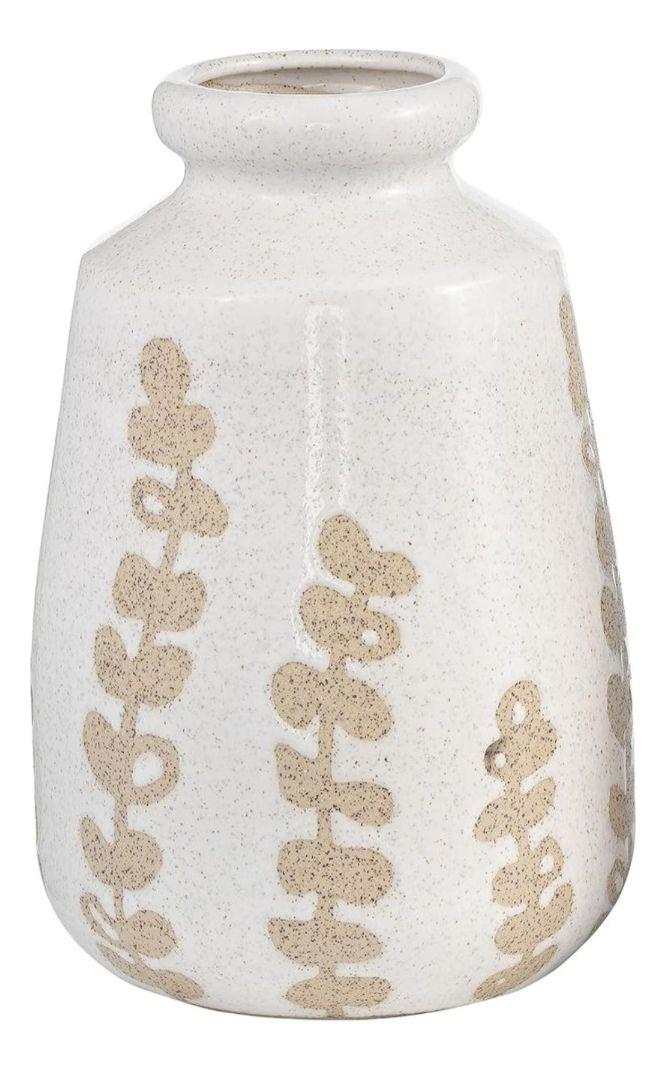 Jarrón Cerámica Flores Contemporáneo Decoración 25cm Jhn-0