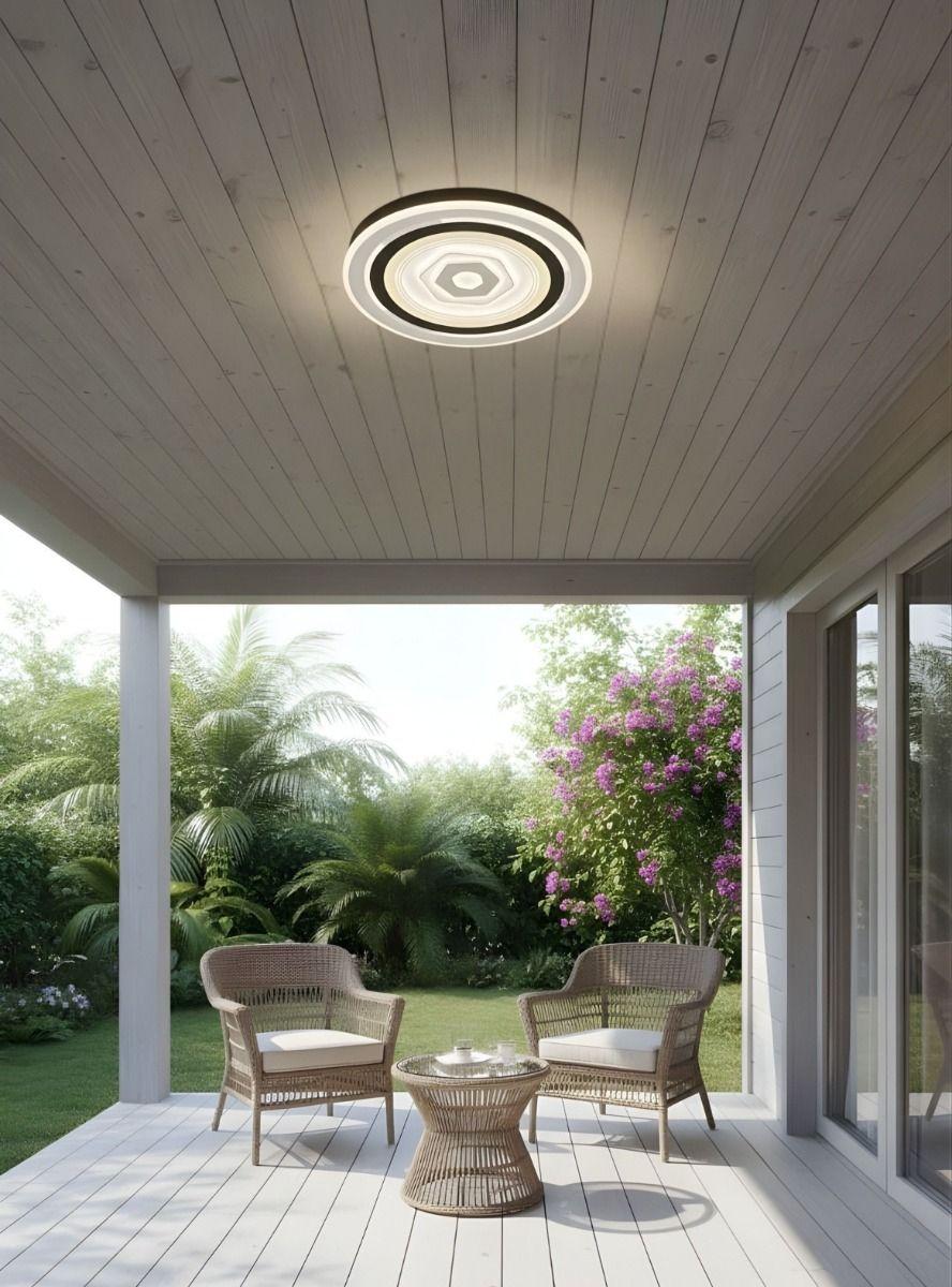 Lámpara Techo LED Plafón Diseño Contemporáneo Circular Jhn-7