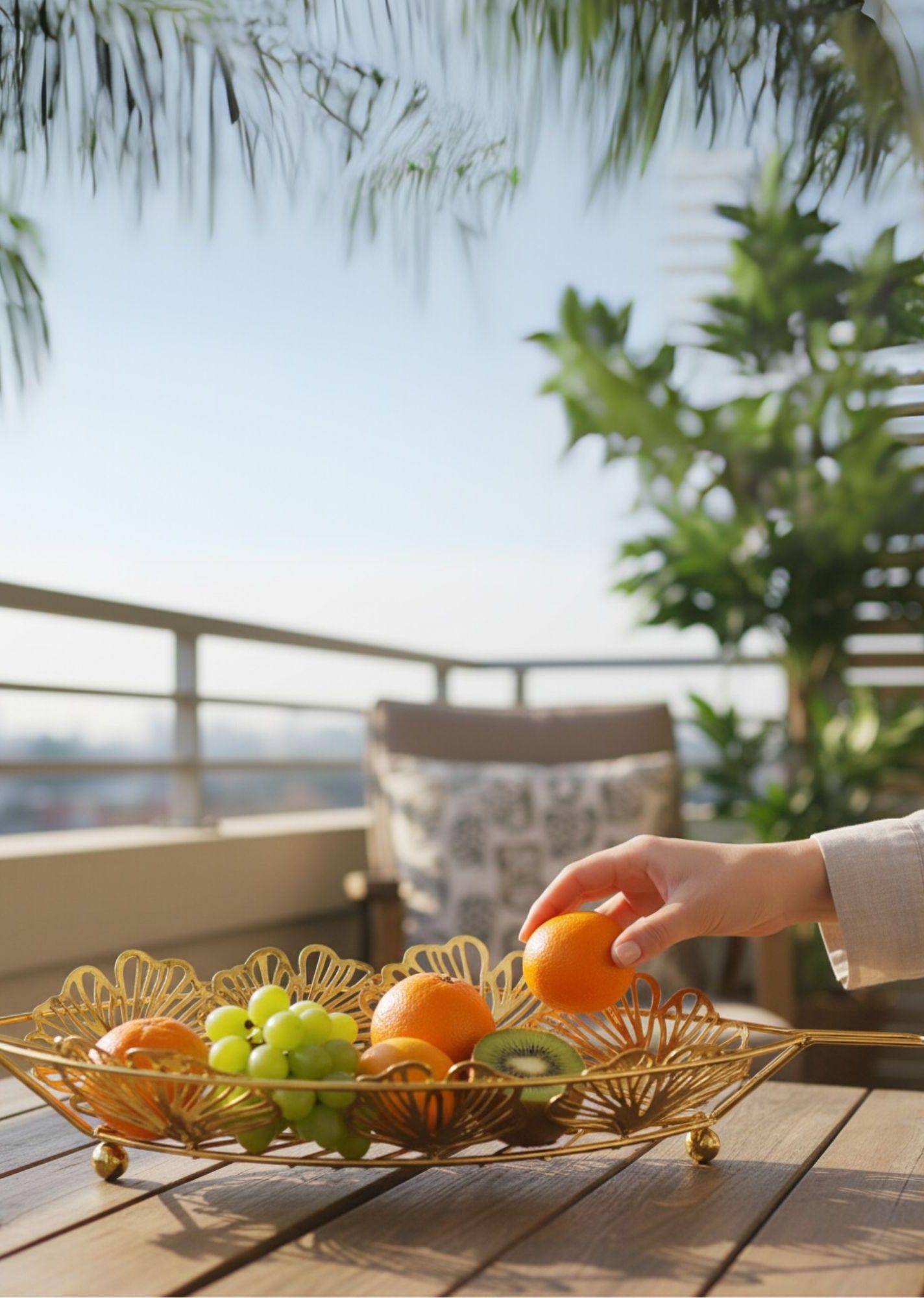 Bandeja Decorativa Estilizada Adorno Almacenamiento Jhn-7