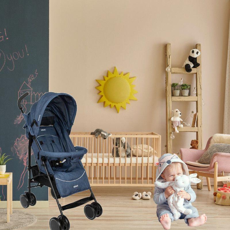 Coche Sencillo Liviano Tipo Paraguas Compacto Bebes Lau-8