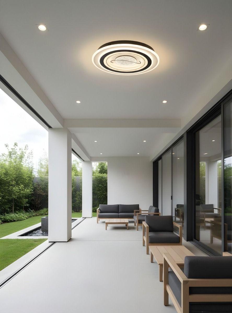 Lámpara LED Techo Diseño Minimalista Plafón Elegante Jhn-9