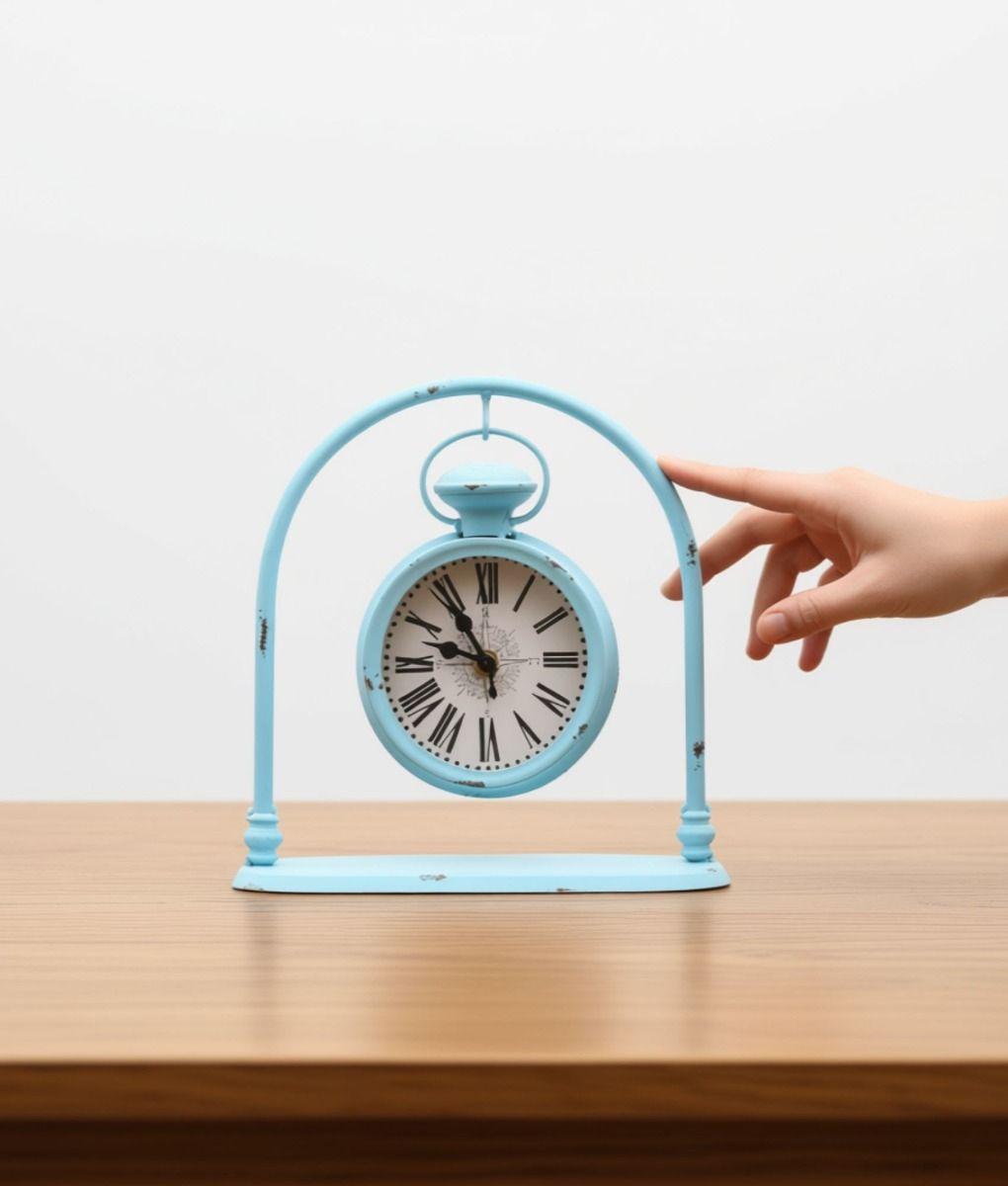 Reloj Mesa Vintage Diseño Distintivo Decorativo Hogar Jhn-4