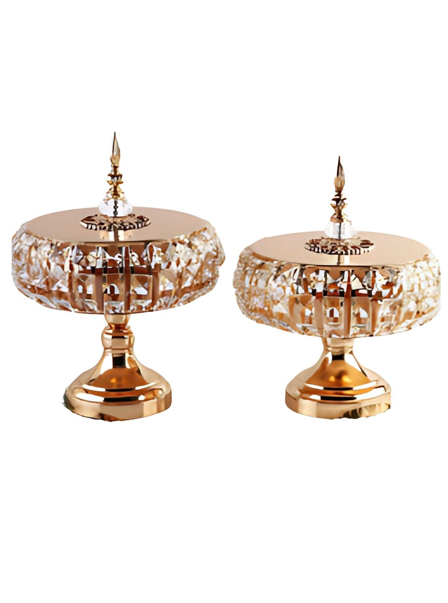 Set 2 Frascos Almacenamiento Decorativo Multifuncional Jhn-0