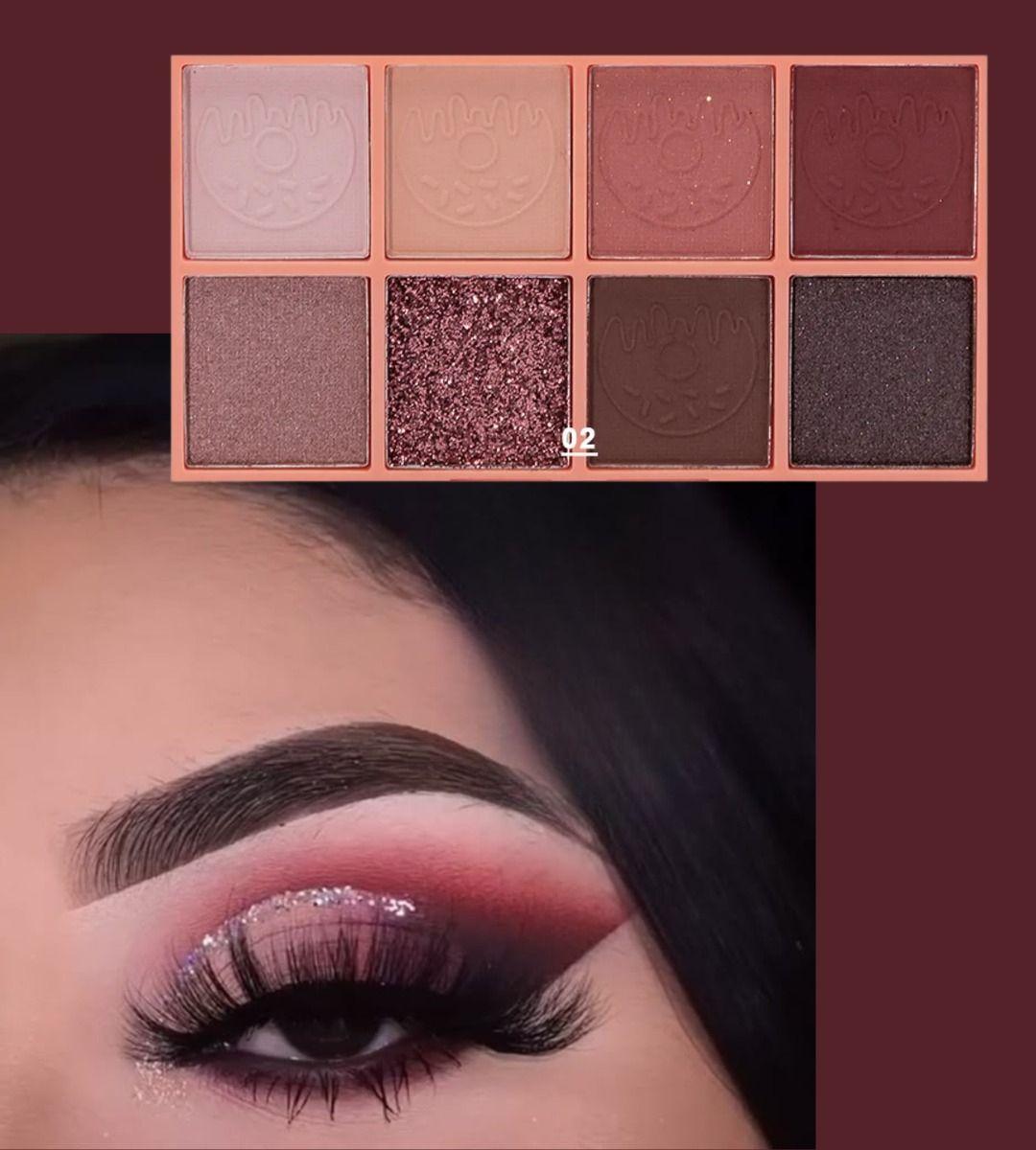Set 3 Sombra Ojos Paleta Vibrante Duración Prolongada Jhn-4